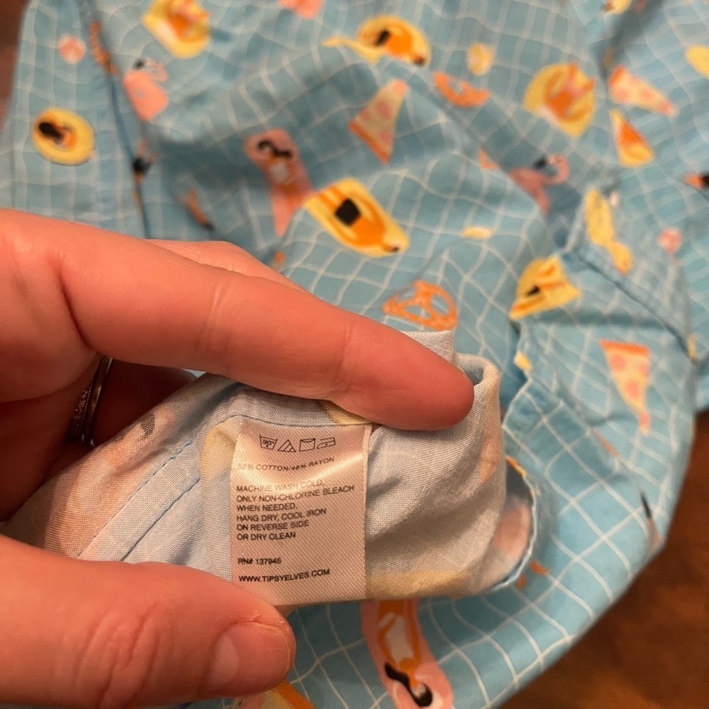 Tipsy Elves Pool Party Button Down Size Xl - image 4
